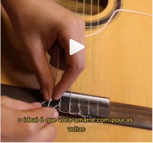 Vídeo: Como trocar as cordas de nylon do violão